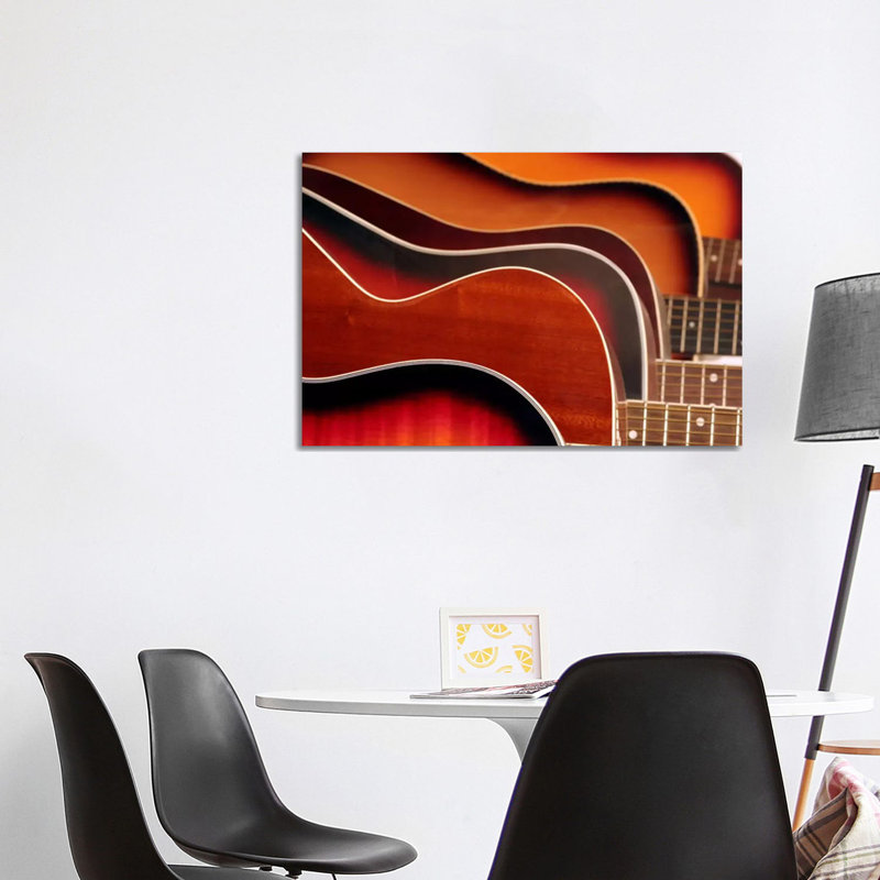 Acoustic Guitar - Wrapped Canvas Print, 101.6 cm H x 66.04 cm W x 1.91 cm D