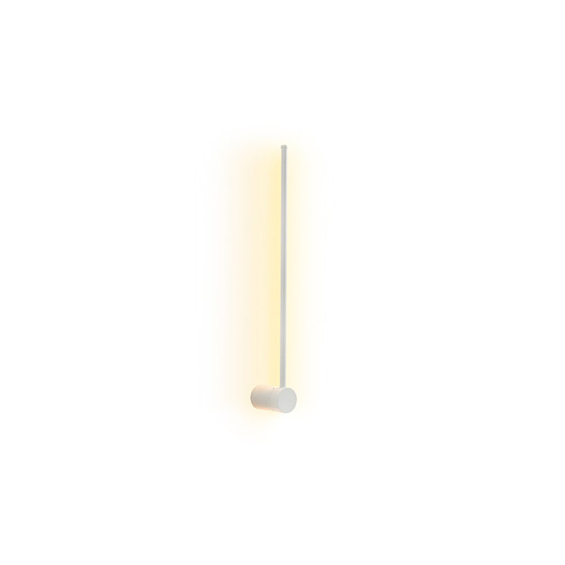 Éclairage à DEL en métal, Blanc, H 3,9 po x l 2,4 po x P 24 po