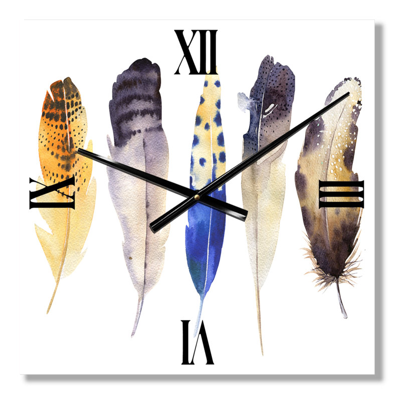 Horloge murale bohème et éclectique, Moyen