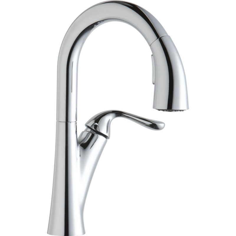 Harmony Pull Down Single Handle Kitchen Faucet, Chrome