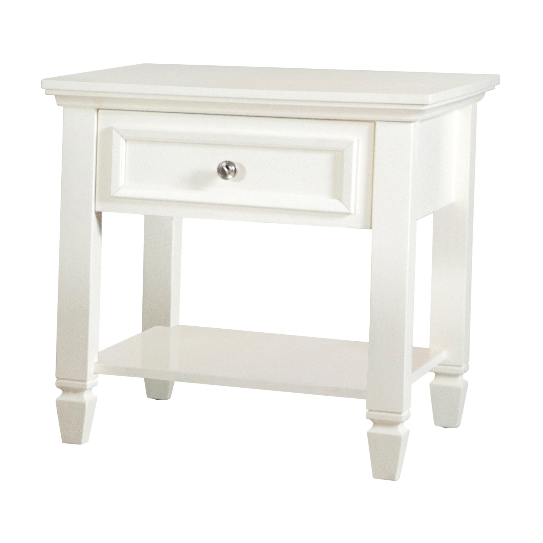 Wildon Home® Nit Square 1-drawer End Table with Lower Shelf | Wayfair