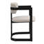 Chaise rembourrée avec accoudoirs (ensemble de 2)-1278626346