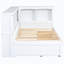 Lit de jour avec deux tiroirs de rangement, armoires de rangement et ports USB-1189999806