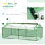 Mini serre chaude d'extérieur portative pour plantes Outsunny