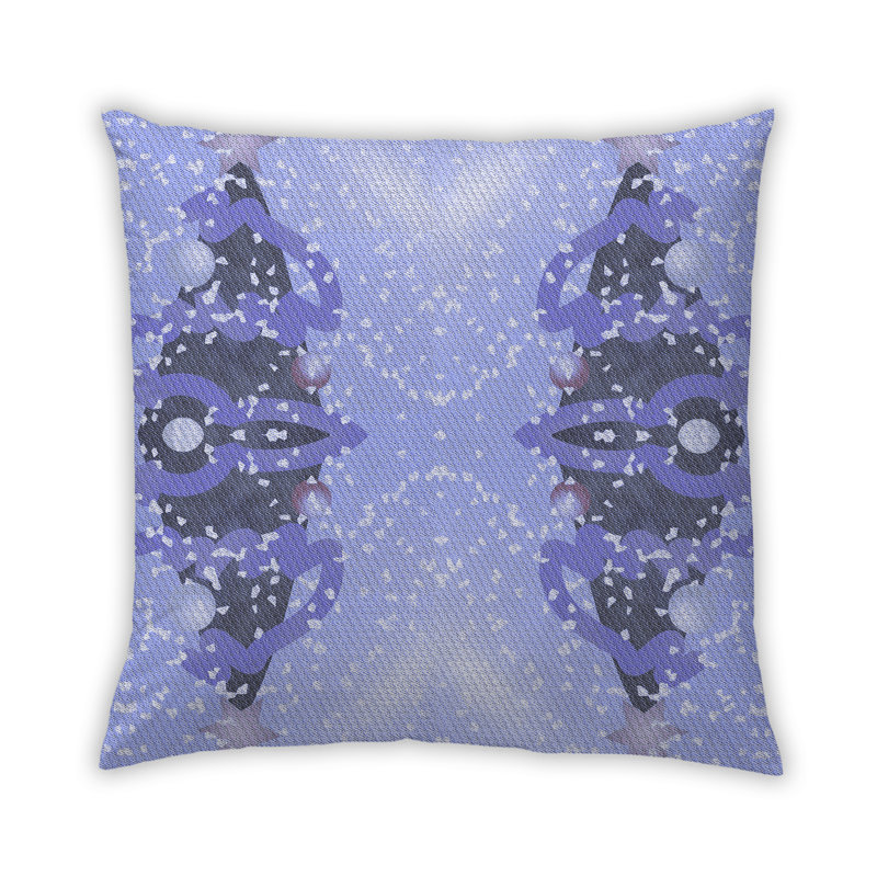Coussin Jodha, Bleu, Synthétique