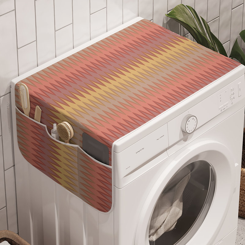 Ensemble de 2 pièces de rangement pour machine à laver East Urban Home