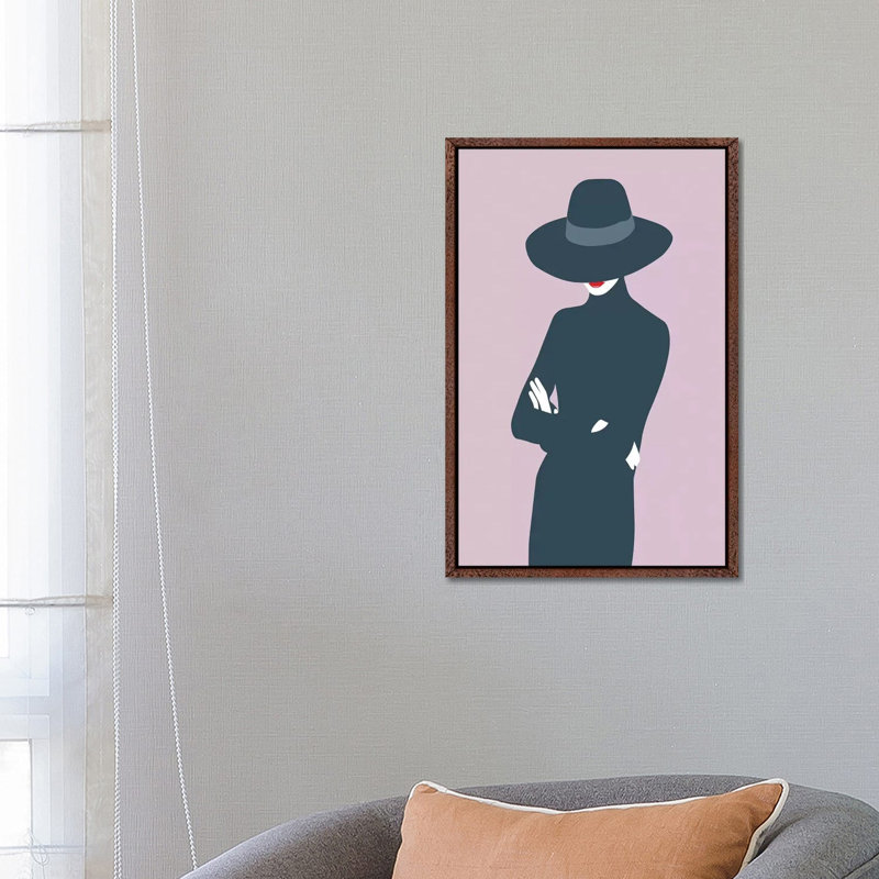 Lady No. 3 by Sean Salvadori - Gallery-Wrapped Canvas Giclée on Canvas, 66.04 cm H x 45.72 cm W, Classic Wood Framed