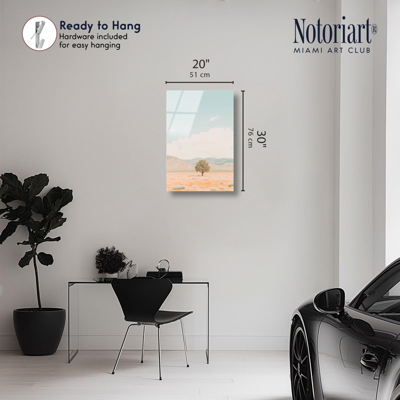 «Lone Tree Vista», reproduction d'art sur toile par Notoriart, H 30 po x l 20 po