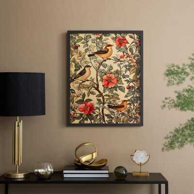 WM MORRIS Series CXX  -Premium Framed Print -Ready to Hang - No Nails Required