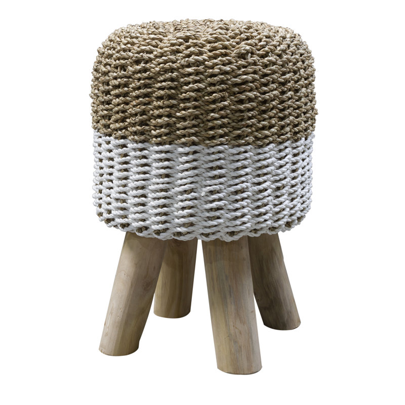 Bria Solid Wood Accent Stool