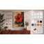 Crimson Hibiscus Botanical - Wrapped Canvas-178058218-178058213
