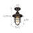 Glossop 1-Light Ceiling Light In Bronze