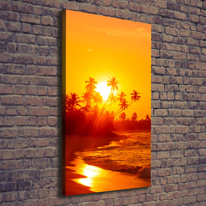 Tropical Beach - Wrapped Canvas Print