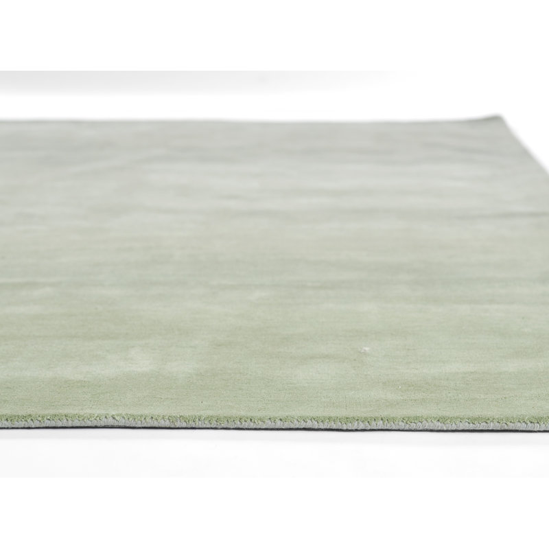 Momeni Hand Loomed Wool Ombre Area Rug in Green, Rectangle 8' x 10'