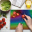 Multicolore planche à découper Ambesonne
