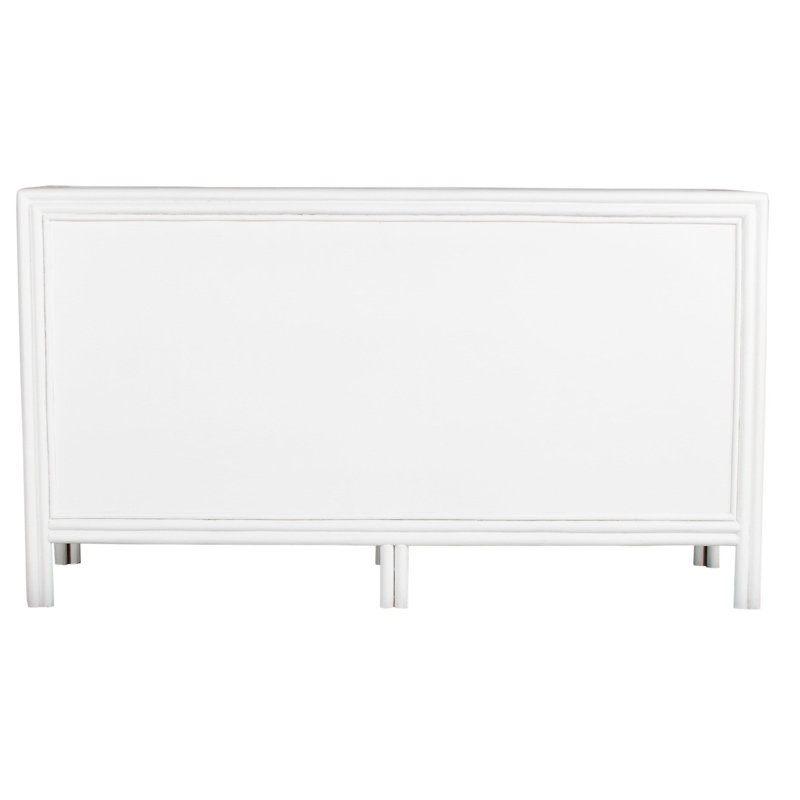 Aruba 8 - Drawer Dresser, White/Black