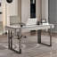 Bureau rectangulaire moderne et minimaliste-107733270