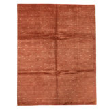 Hand Knotted Area Rug in Sienna And Gold