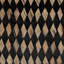 Table de bout décorative Bali & Pari Paolo avec motif en losanges de bambou - Table d'appoint moderne pour le salon ou la chambre à coucher, carrée