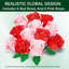 Ensemble de blocs de construction Rose Flower, 744 pièces, bricolage