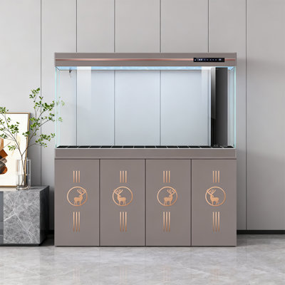 European-Style Minimalist Ultra-Clear Glass Aquarium Tank