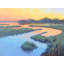 Marsh At Sunrise Print by Diana Johnson