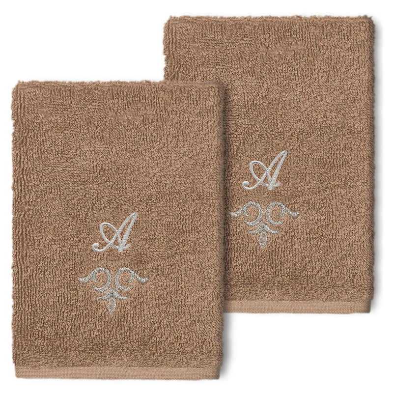 Essuie-mains en coton Monica, Latte, A