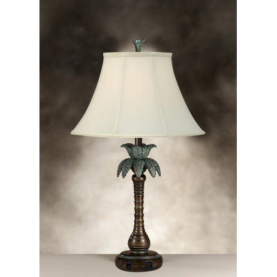Palm Tree Resin Table Lamp