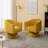 Murrow Velvet Swivel Barrel Chair-409425045