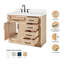 Meuble-lavabo simple en bois massif 42 po Tidworth avec plateau en quartz blanc 1,5 po-1737551881-1737551880-1726871696