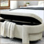 Banc rembourré avec grand espace de rangement-332889964