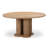 Treccia Round Dining Table Oak
