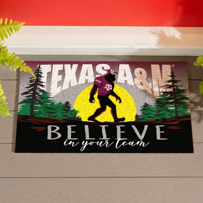 Texas A&M Bigfoot PVC Doormat, 28 in x16 in