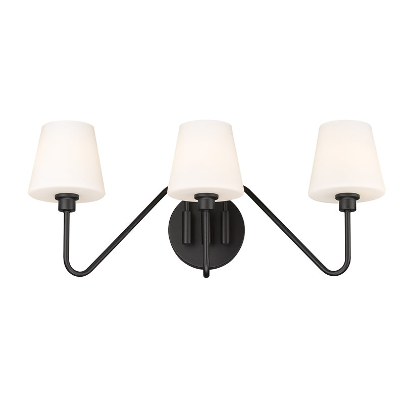 Roin 3 - Light Dimmable Vanity Light, Natural Black