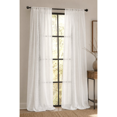 Baltich Semi Sheer Curtain Single Panel