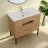 Mossey 36.04 " W Free Standing Wall Mounted Single Double Single Vanity Bathroom Vanity With Ceramic Top-235100330