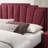 Janeen Flannelette Upholstered Bed With Care Kit-87498801-87498802