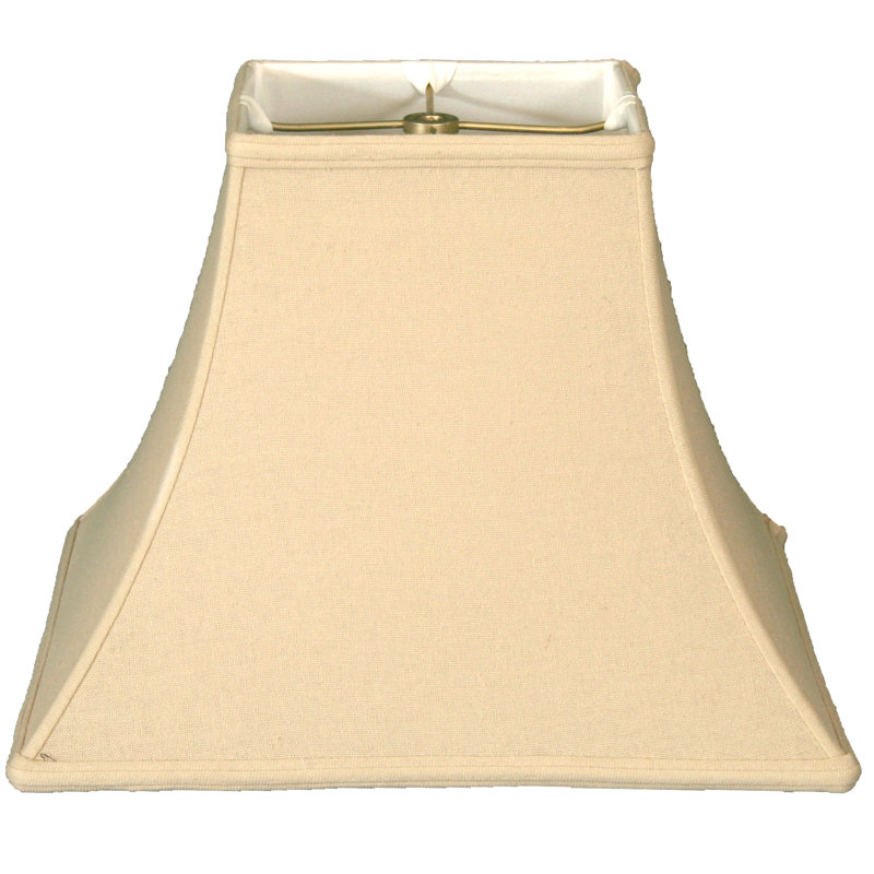 Abat-jour cloche en lin (araignée), Beige, H 12,5 po x l 16 po x P 16 po