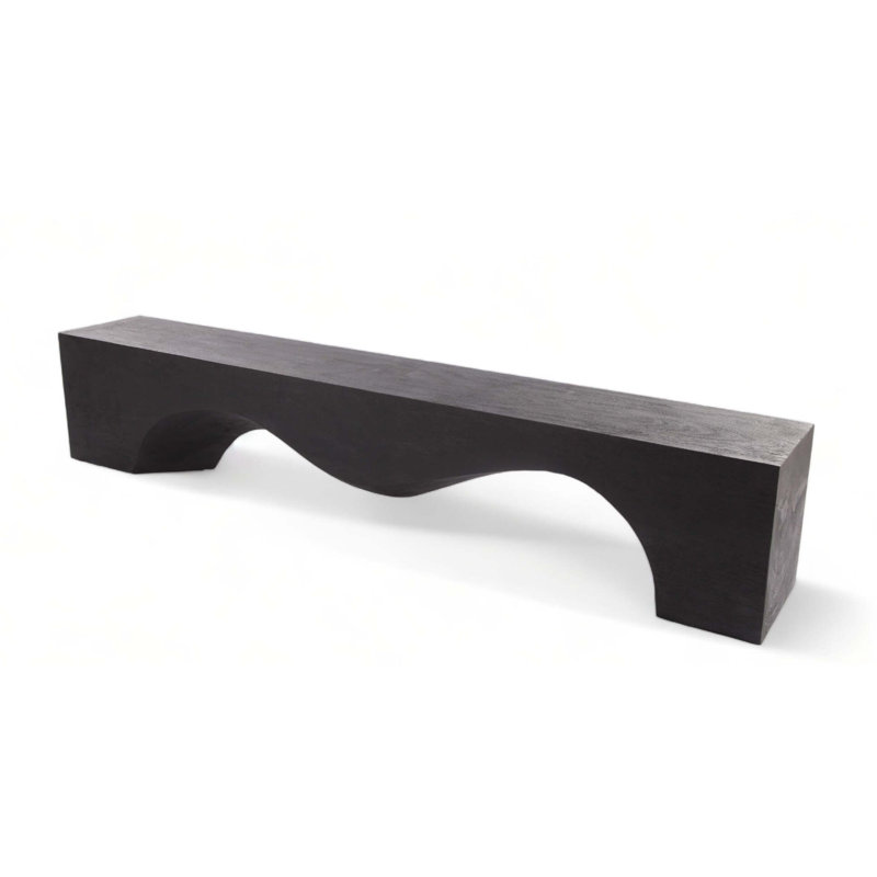 Solid Wood Dining Bench, 17.7" H x 94.5" W x 14.6" D