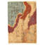 Modern Abstract Area Rug in Beige