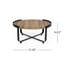 Round Metal Outdoor Coffee Table , 31.5'' in. W 31.5'' in. D-2096346984