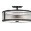 Plafonnier semi-encastré 3 lumières 15,75 po Gabrie-1025522008