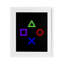 «Game Game Shapes», reproduction encadrée sous verre, conception de Kim Allen-2121001261-2121001263