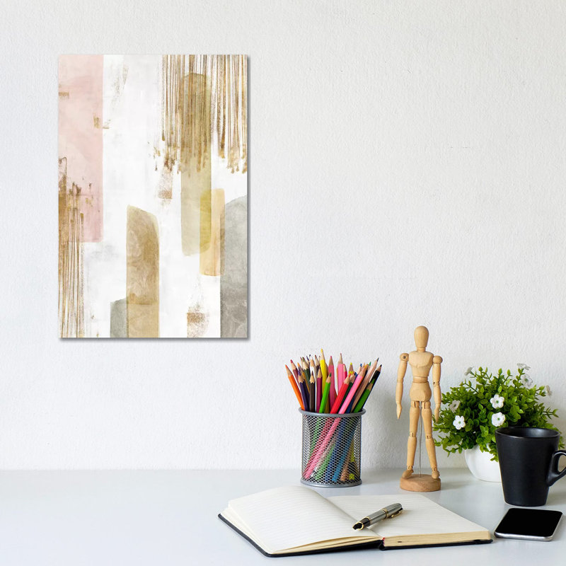 Band Of Gold II by Isabelle Z - Print on Canvas, Wrapped Canvas, 20.32 cm H x 30.48 cm W