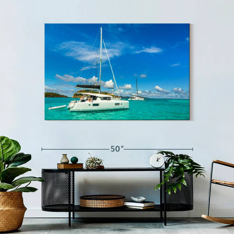 Mehar Catamarans dans les Caraïbes, H 32 po x l 48 po