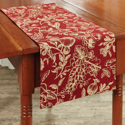 Jivin Rectangular Floral Table Runner