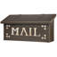 Boîte aux lettres murale en laiton Pasadena 17 po x 8 po-716021995-716021993