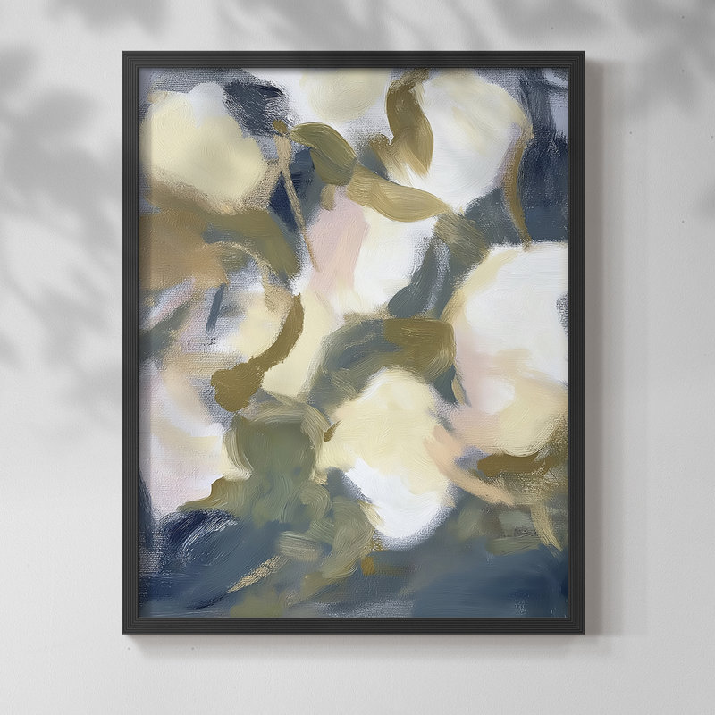 Série ABSTRACT DCCCLxxix - reproduction encadrée de qualité supérieure - prête à être accrochée - aucun clou requis
