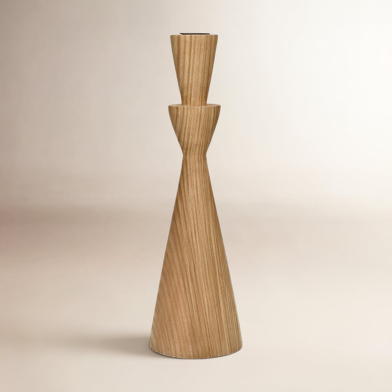 Ash Wood Tealight Candle Holder