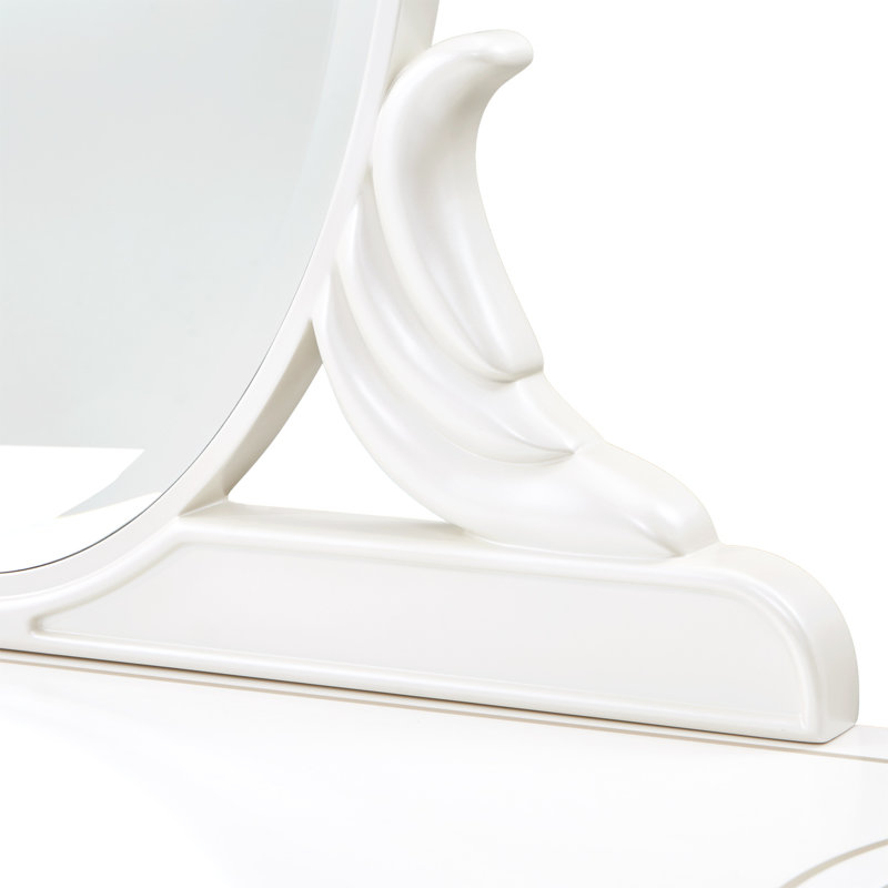 La Marisia Vanity Mirror - Creamy Pearl